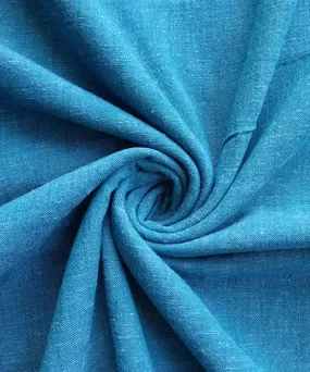 2.5 m Blue handspun handloom cotton kurta material