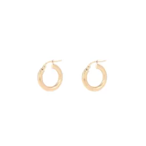 9 Carat Gold Collection Creole Hoops, Gold