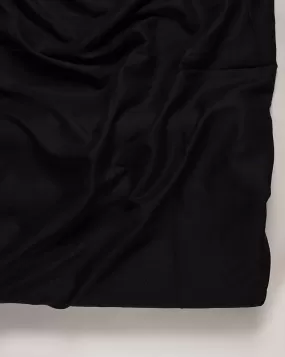 Black Plain Rayon Fabric