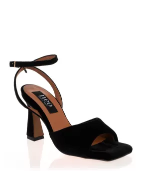 Neo AG-22579 Black Velvet Leather Occasions Shoe