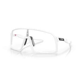 Oakley Sutro Clear To Black Iridium Photochromic Lenses Matte White Frame