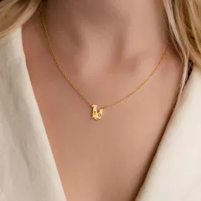 Pet Initial Necklace