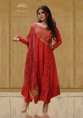 Red Kurti For Partywear