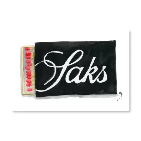 Saks Matchbook