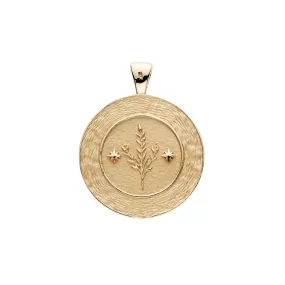 VIRGO JW Zodiac Pendant Coin - Aug 23 - Sep 22